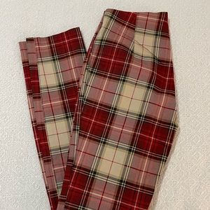 Plaid Stretchy Pant